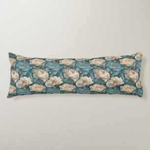 Peonies Garden Condo Decor Cottagecore Outdoor Body Cushion