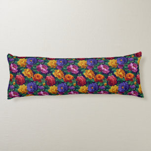 Peonies Garden Home Makeover Luxury Decorative Body Cushion