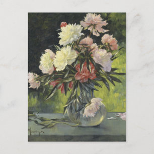 Peonies   Gunnar Gunnarsson Wennerberg Postcard