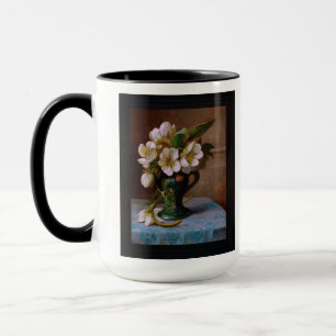 Peonies In A Vase by Hans Zatzka Mug
