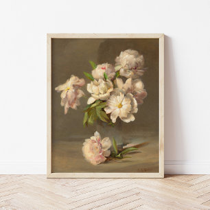 Peonies in a Vase   Charles Ethan Porter Poster