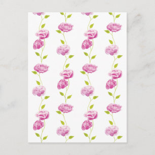 Peonies in the Orangery Postcard