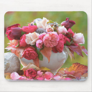 Peonies mouse mat