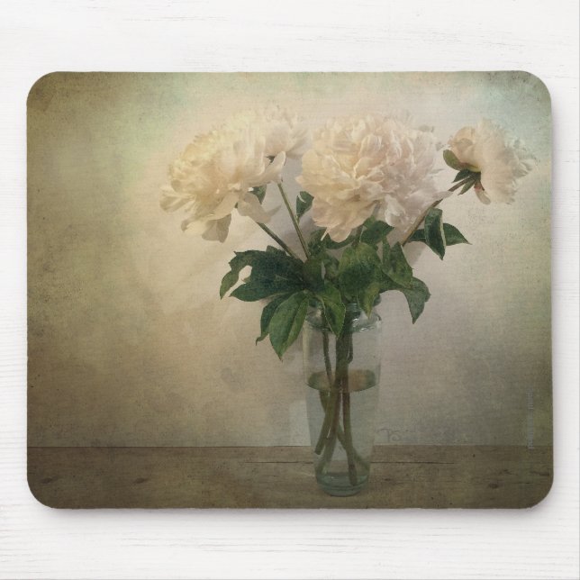 Peonies Mouse Mat (Front)