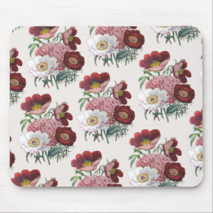 Peonies Mouse Mat