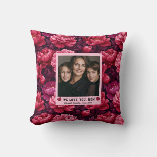 Peonies Mummy Mum Son Home Makeover Victorian Cushion