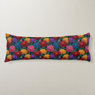 Peonies Nature Home Furnishings Tropical Wedge Body Cushion