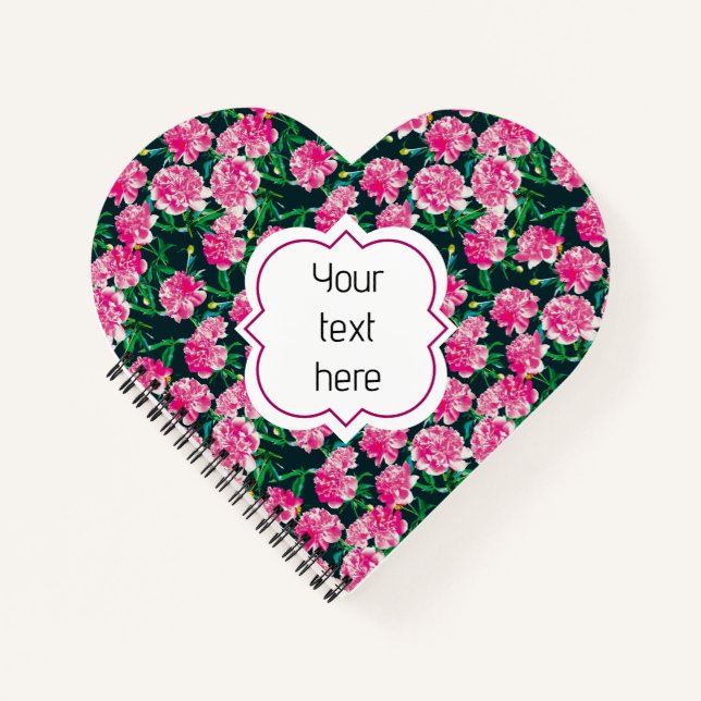 Peonies. Notebook (Front)