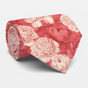 Peonies Pattern Uncle Corporate Tie