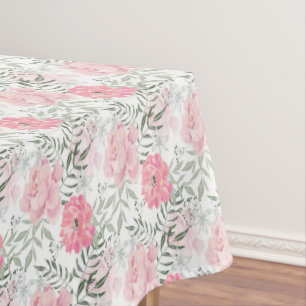 Peonies pink rose flowers flower garden bouquet tablecloth