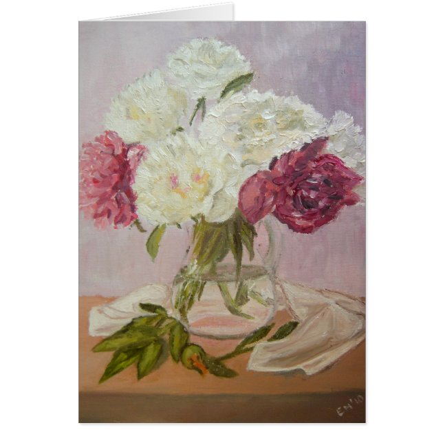 Peonies - Postcard (Front)