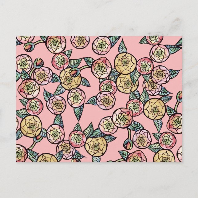 Peonies                                            postcard (Front)