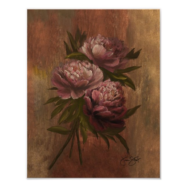 Peonies Poster 11x14 (Front)