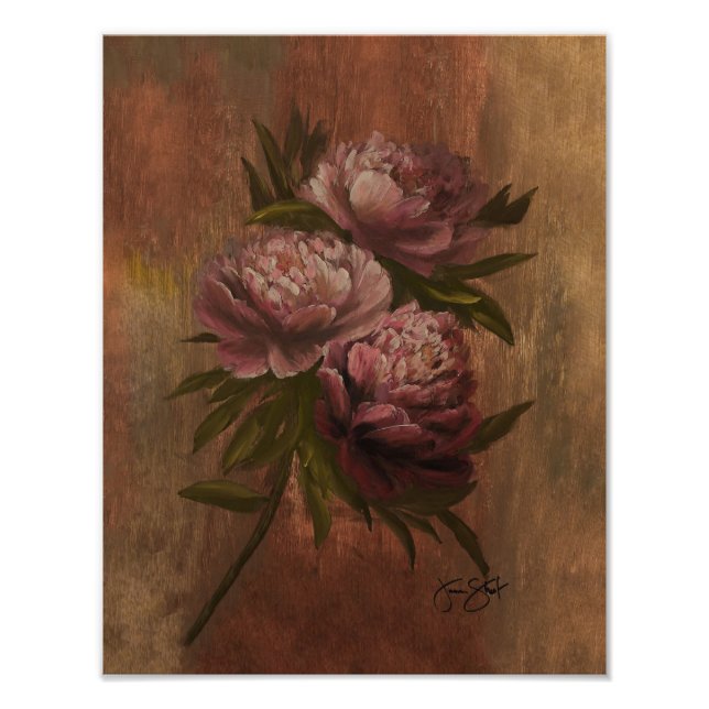 Peonies Poster 11x14 (Front)
