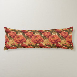 Peonies Print Indoor Decoration Unique Maternity Body Cushion