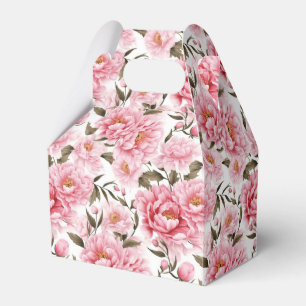Peonies Print Party Treat Box