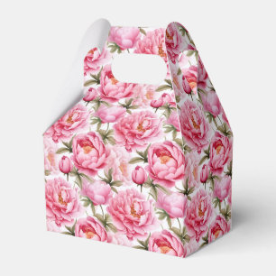 Peonies Print Party Treat Box