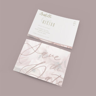 Peonies Save the Date Template