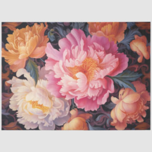 Peonies Series Design 14 Tissue Paper