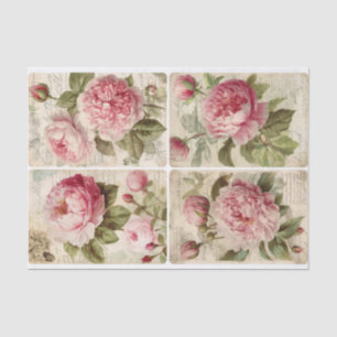 Peonies tissue paper