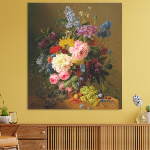 Peonies, Tulips, Roses, and Irises – A. Bloemers Canvas Print