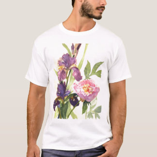 Peony and 2 Iris T Shirt