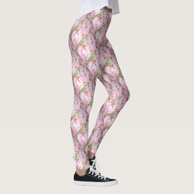 Peony Bliss All-Over-Print Leggings (Right)