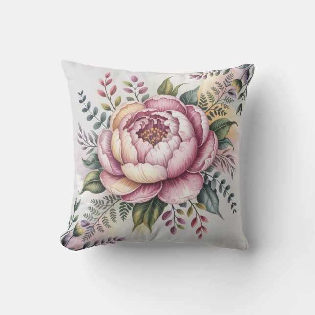 Peony Blossom Cushion (Front)