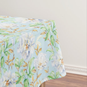  Peony Botanical Floral  Tablecloth