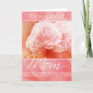 Peony Bouquet Mother's Day Card