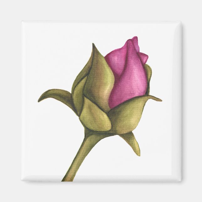 Peony bud magnet (Front)