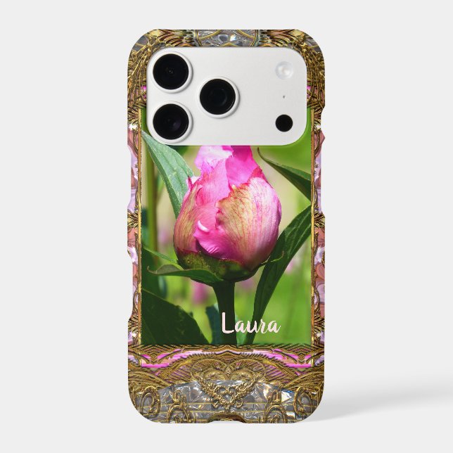 Peony Bud Monogram (Back)