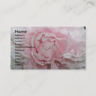 Peony Business Card Template