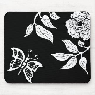 Peony & Butterfly Mouse Mat