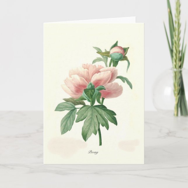 Peony Card (Front)