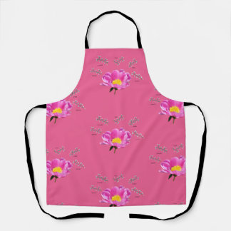 Peony Chemistry Science Flower Apron