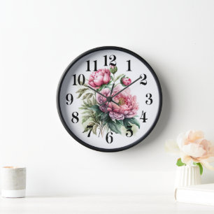 Peony Clock