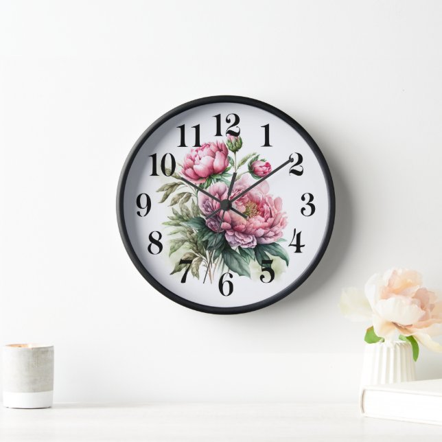 Peony Clock (Home)