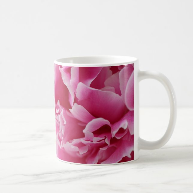 Peony closeup coffee mug (Right)