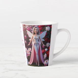 Peony Fairy Latte Mug