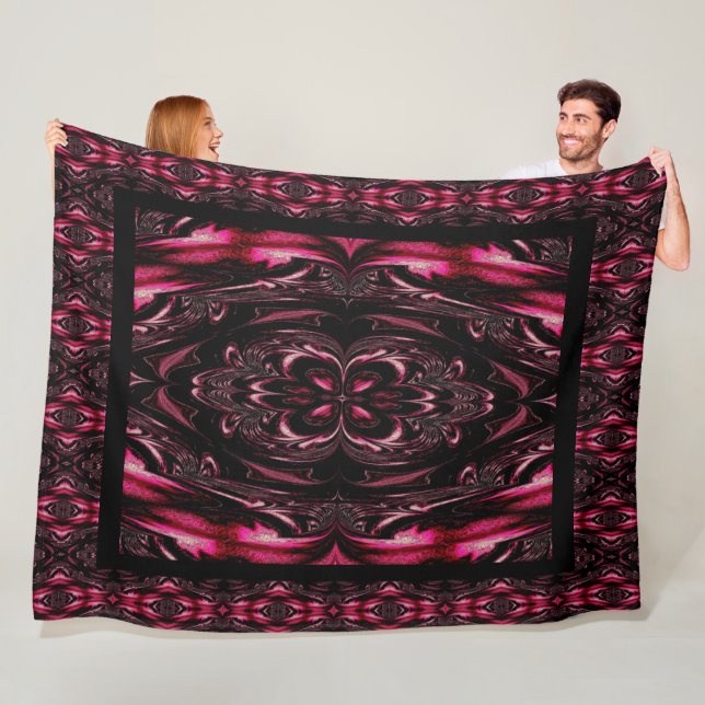 Peony Fleece Blanket (In Situ)