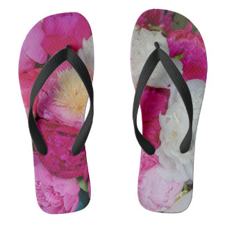 Peony flip-flops flip flops