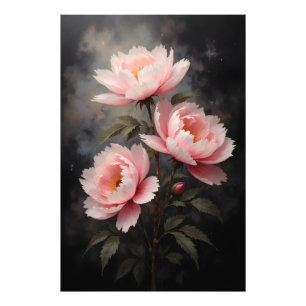 Peony Floral Artwork Photo Print