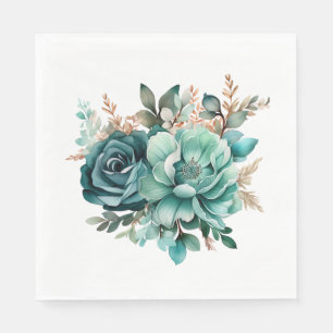 Peony Floral Napkin