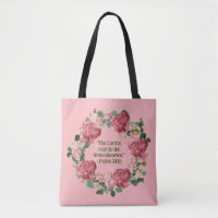 Peony Floral Wreath Encouraging Religious Quote