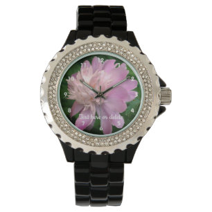 Peony Flower In Bloom Personalised Watch