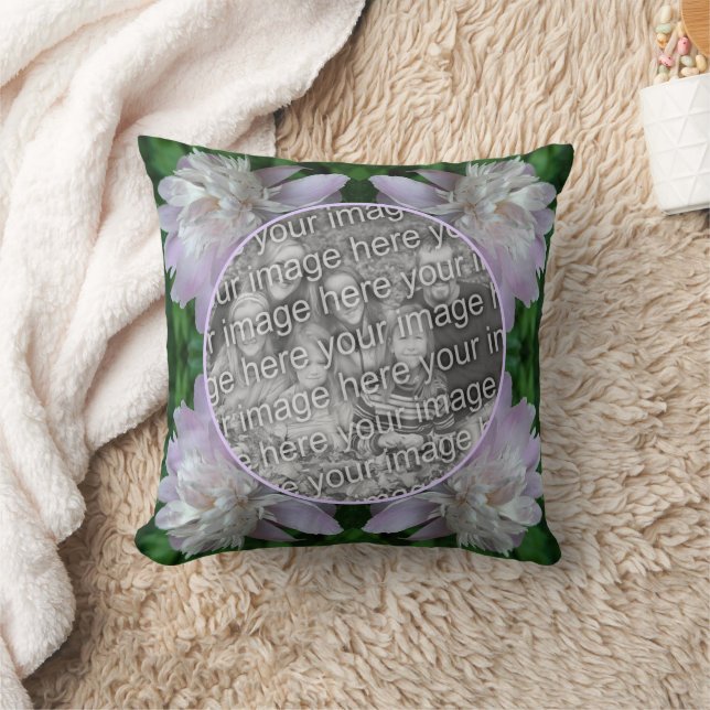 Peony Flower Nature Create Your Own Photo  Cushion (Blanket)
