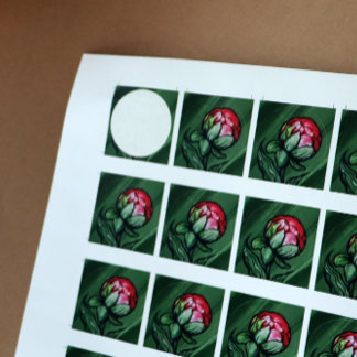 Peony Flower Peonies Gardener art Pink Classic Round Sticker