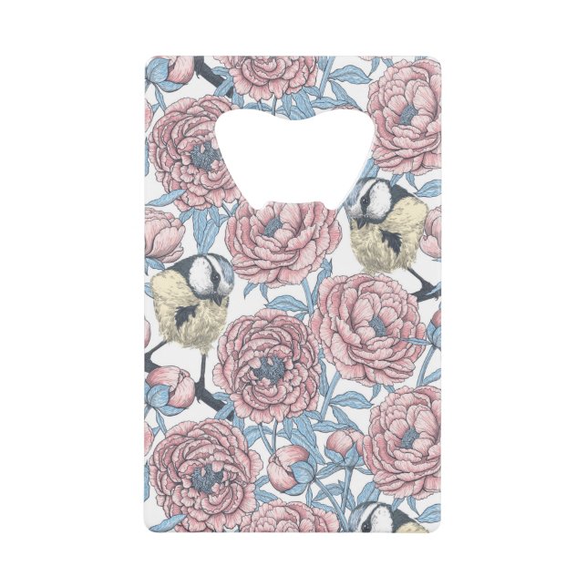 Peony flowers and birds (Front)