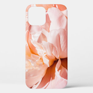Peony flowers as luxury floral background, wedding iPhone 12 case